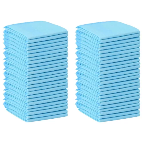  Háziállat Képző Párna 50 pcs Kék és Fehér 60 x 45 cm