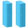  Háziállat Képző Párna 100 pcs Kék és Fehér 120 x 80 cm