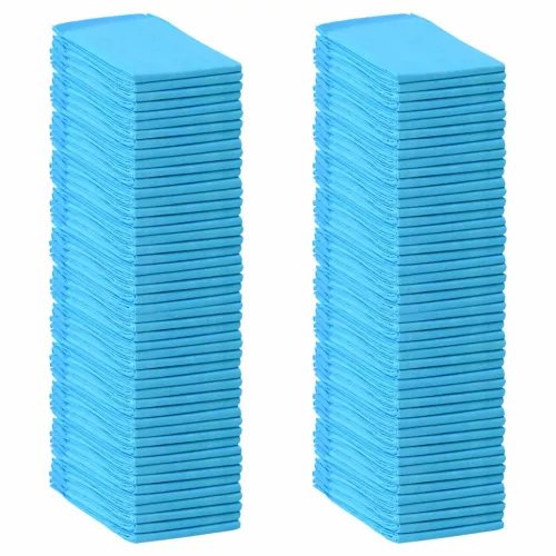  Háziállat Képző Párna 100 pcs Kék és Fehér 120 x 80 cm