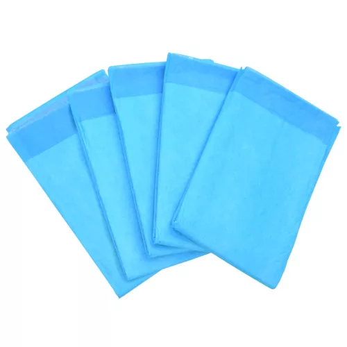  Háziállat Képző Párna 100 pcs Kék és Fehér 120 x 80 cm