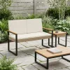  Kerti pad Beige és Krémszínű 107 x 61 x 80 cm polirattan