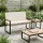  Kerti pad Beige és Krémszínű 107 x 61 x 80 cm polirattan