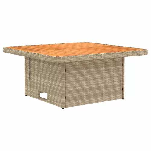  Kerti karfás kanapé emelhető asztallal 2 Darab Beige és krém