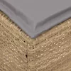  Kerti lábtartó 2 Darab Beige és Világosszürke 38 x 38 x 45 cm