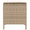  Kerti lábtartó 2 Darab Beige és krém 38 x 38 x 45 cm PE Rattan