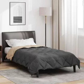    Nyári Takarmány Antracit és Taupe 220 x 135 cm Mikroszál