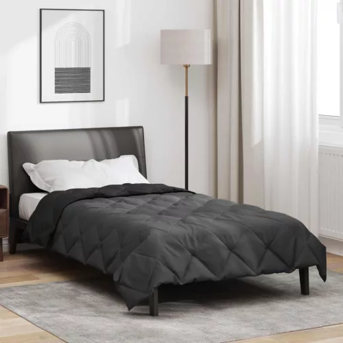  Nyári Takarmány Fekete és Antracit 200 x 140 cm Mikroszál