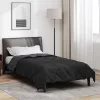  Nyári Takarmány Fekete és Antracit 200 x 140 cm Mikroszál