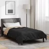  Nyári Takarmány Fekete és Taupe 200 x 140 cm Mikroszál