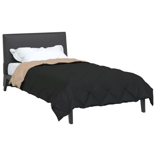  Nyári Takarmány Fekete és Taupe 200 x 140 cm Mikroszál