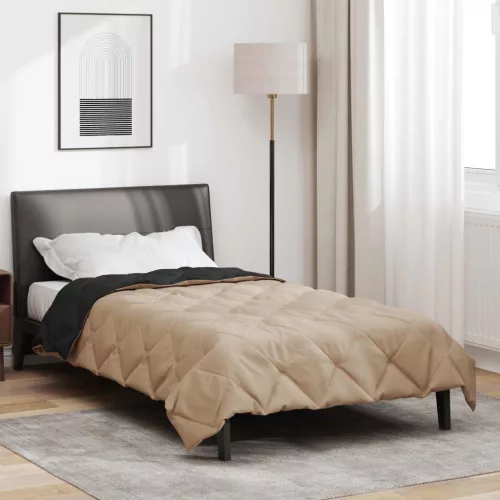  Nyári Takarmány Fekete és Taupe 200 x 140 cm Mikroszál