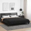  Nyári Takarmány Fekete és Taupe 200 x 200 cm Mikroszál