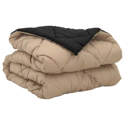  Nyári Takarmány Fekete és Taupe 220 x 135 cm Mikroszál