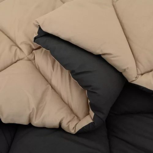  Nyári Takarmány Fekete és Taupe 220 x 200 cm Mikroszál