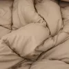  Nyári Takarmány Fekete és Taupe 220 x 200 cm Mikroszál