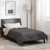  Teljes éves takaró Antracit és Taupe 200 x 135 cm Mikroszál