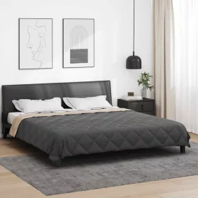    Teljes éves takaró Antracit és Taupe 200 x 200 cm Mikroszál
