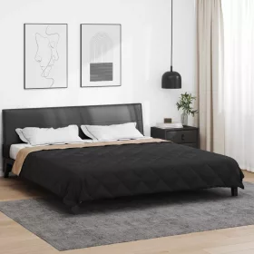    Teljes éves takaró Fekete és Taupe 240 x 260 cm Mikroszál