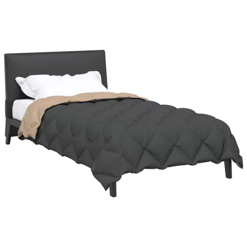  Téli takaró Antracit és Taupe 200 x 140 cm Mikroszál