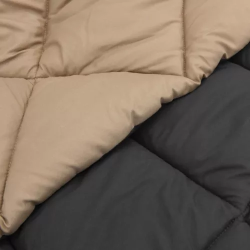  Téli takaró Antracit és Taupe 220 x 135 cm Mikroszál