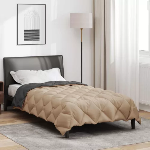  Téli takaró Antracit és Taupe 220 x 155 cm Mikroszál