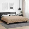 Téli takaró Antracit és Taupe 240 x 260 cm Mikroszál