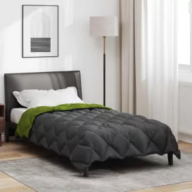  Téli takaró Zöld és Antracit 200 x 135 cm Mikroszál