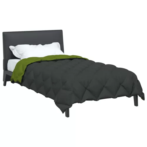  Téli takaró Zöld és Antracit 200 x 135 cm Mikroszál