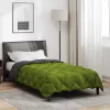  Téli takaró Zöld és Antracit 220 x 135 cm Mikroszál