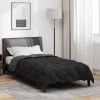  Téli takaró Fekete és Antracit 200 x 135 cm Mikroszál