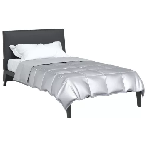  Nyári Takarmány Ezüst 200 x 140 cm Satin és Mikroszálas