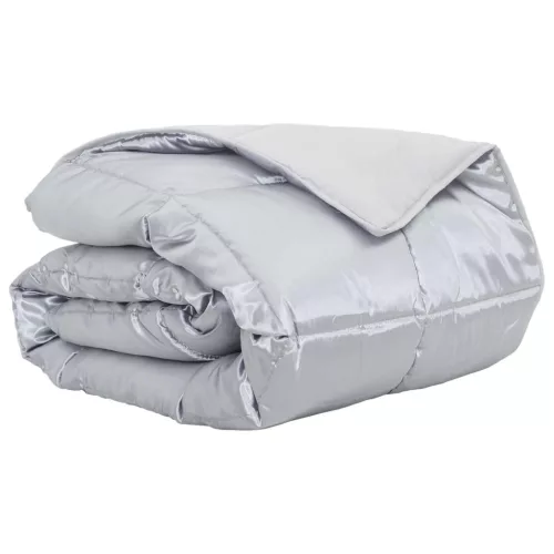  Nyári Takarmány Ezüst 200 x 155 cm Satin és Mikroszálas