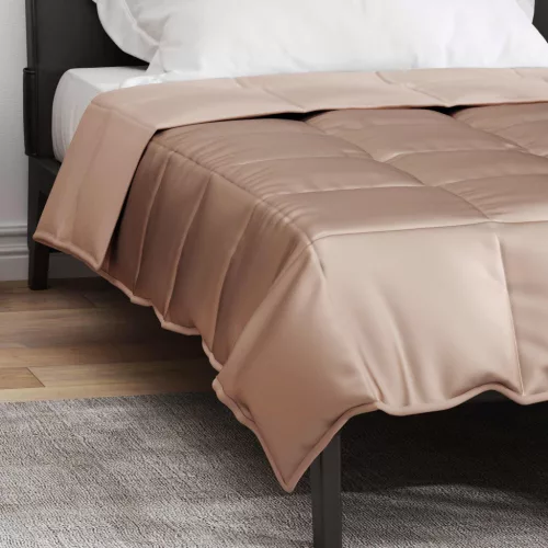  Teljes éves takaró Arany 200 x 140 cm Satin és Mikroszálas