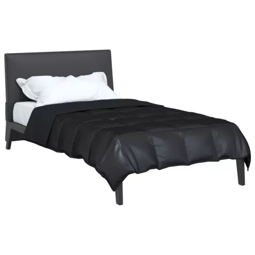  Teljes éves takaró Fekete 200 x 140 cm Satin és Mikroszálas