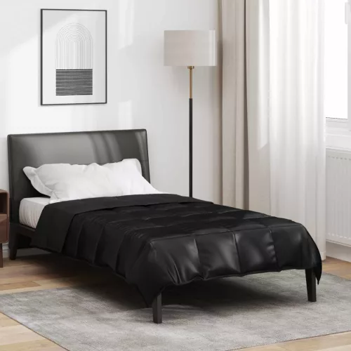  Teljes éves takaró Fekete 220 x 135 cm Satin és Mikroszálas
