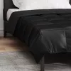  Teljes éves takaró Fekete 220 x 135 cm Satin és Mikroszálas
