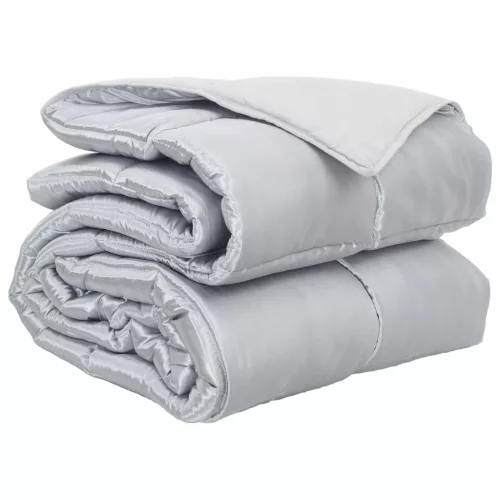  Teljes éves takaró Ezüst 220 x 140 cm Satin és Mikroszálas