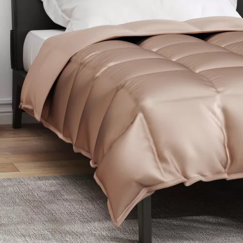  Téli takaró Arany 200 x 140 cm Satin és Mikroszálas