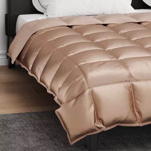  Téli takaró Arany 200 x 200 cm Satin és Mikroszálas