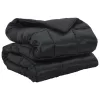  Téli takaró Fekete 200 x 135 cm Satin és Mikroszálas