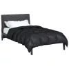  Téli takaró Fekete 220 x 135 cm Satin és Mikroszálas