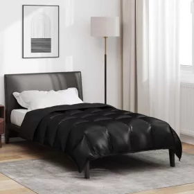  Téli takaró Fekete 220 x 155 cm Satin és Mikroszálas