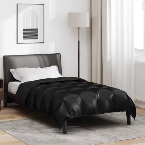  Téli takaró Fekete 220 x 155 cm Satin és Mikroszálas