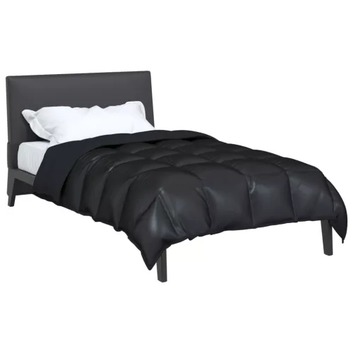  Téli takaró Fekete 220 x 155 cm Satin és Mikroszálas