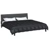  Téli takaró Fekete 240 x 260 cm Satin és Mikroszálas