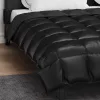  Téli takaró Fekete 240 x 260 cm Satin és Mikroszálas