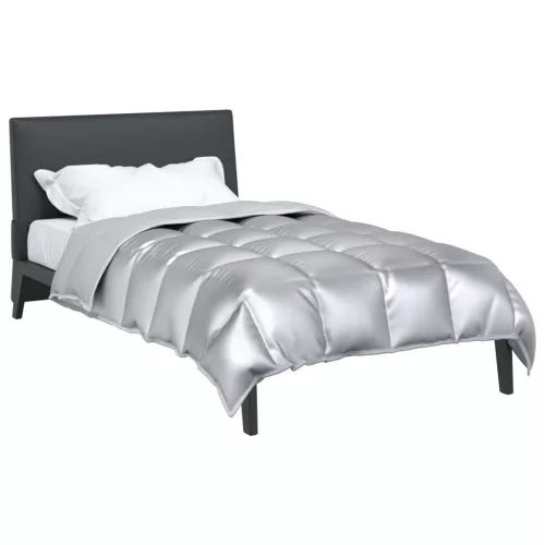  Téli takaró Ezüst 220 x 140 cm Satin és Mikroszálas