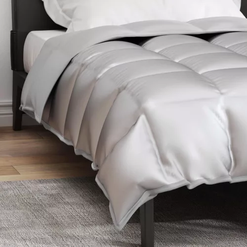  Téli takaró Ezüst 220 x 155 cm Satin és Mikroszálas