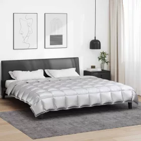  Téli takaró Ezüst 220 x 200 cm Satin és Mikroszálas