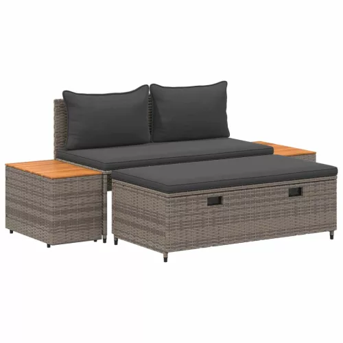  Kültéri kanapé szett 4-Ülőhelyek száma 4 pcs 55 x 30 x 39 cm